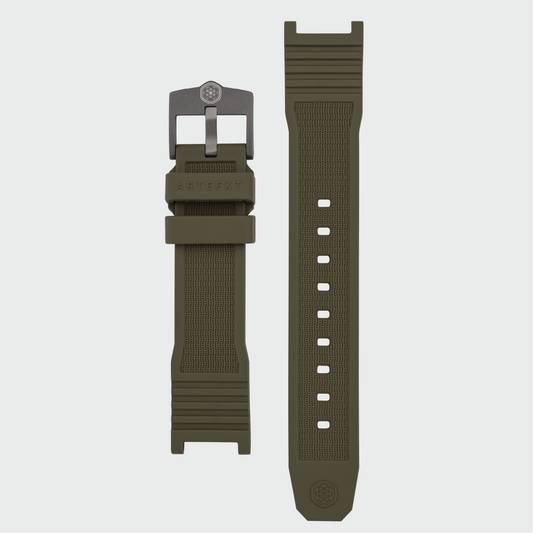 Artefkt  watches Trueflex Moss strap 